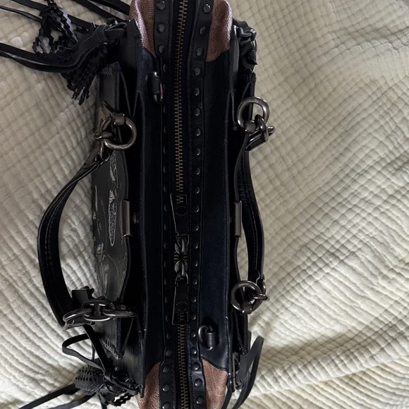 Coach Chelsea Champlain Dreamer Bag with tattoo design beautiful - Picture 11 of 16